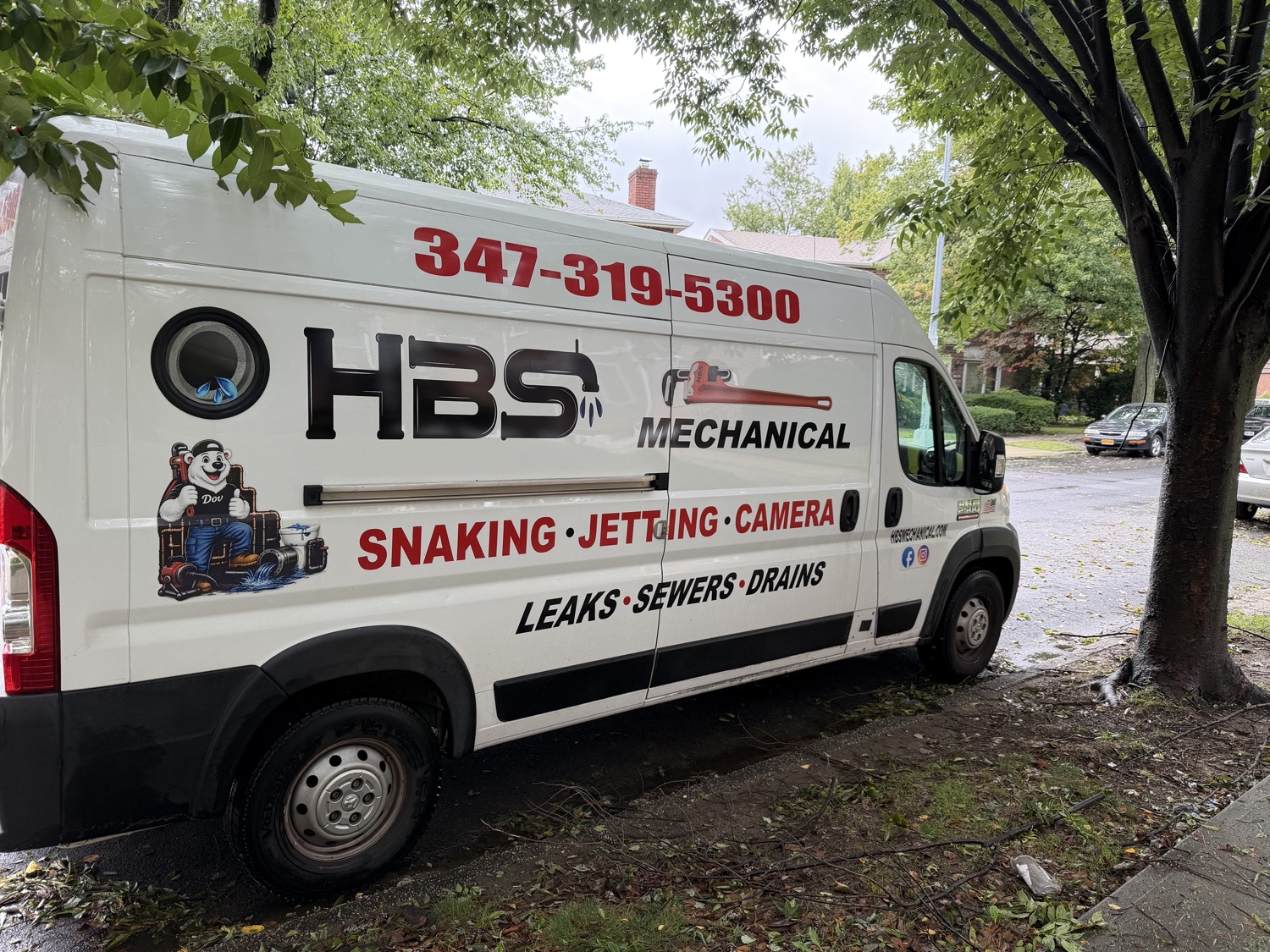 HBS Mechanical service van